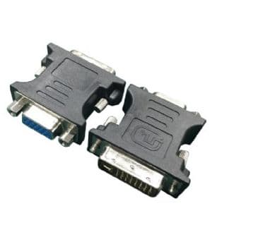 Cablexpert - Videoadapter - DVI (han) til 15 pin D-Sub (DB-15) (hun) - tommelskruer - sortti