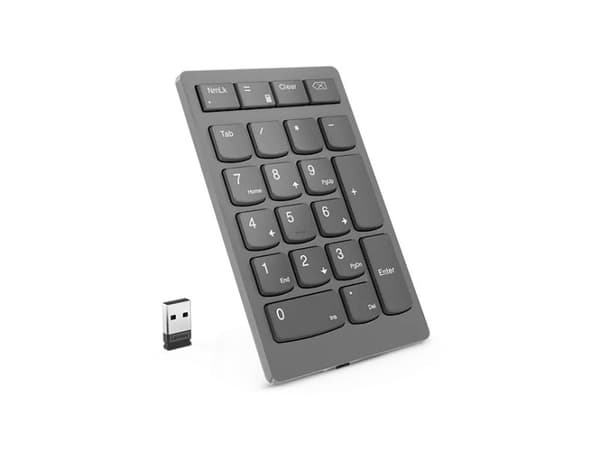 Lenovo Go Wireless, Bluetooth/USB/RF Wireless, 21, Universaali, 1 m, Harmaa