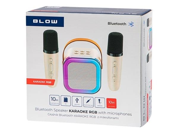 Bluetooth-kaiutin KARAOKE RGB 10W