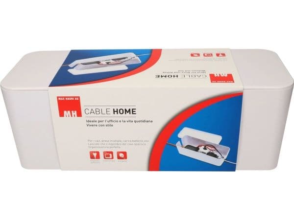 Max Hauri AG Cable Home Cable Facility Box, Kabeldosa, Golv, Plast, Vit