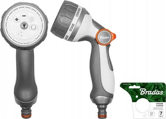 BRADAS vannpistol 7-funksjoner Smooth Control /WHITE LINE