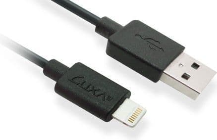 Luxa2 USB cable Lightning MFi cable 1m black (PO-APP-PCL1BK-00)