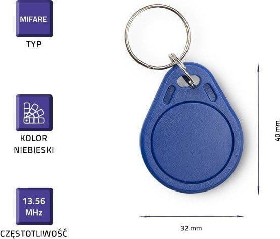Qoltec - RFID-etikett (paket om 10)