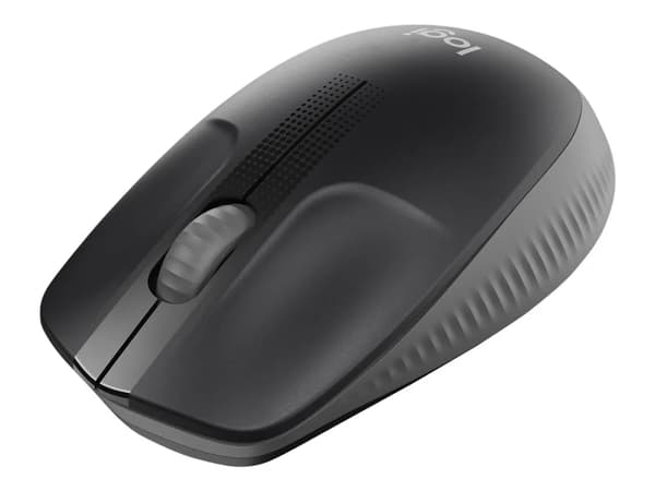 Logitech M190 - Mus - optisk - 3 knapper - trådløs - USB trådløs mottaker - koksgrå