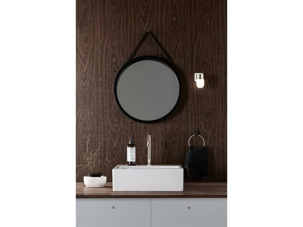 Markslöjd MENTON, Surfaced, 1 bulb(s), G9, IP44, Brass, White