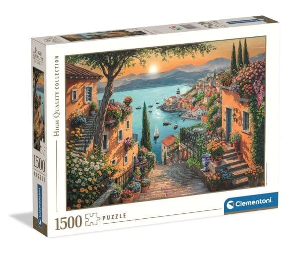 Clementoni pussel HQC Steps to The Harbor, 1500 bitar