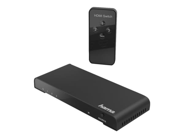 Hama 3x1 - Switch - 4 x HDMI - stasjonær