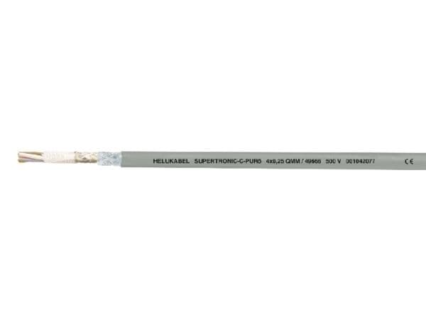 HELUKABEL SUPERTRONIC-C-PURö, Pienjännitekaapeli, Harmaa, Polyvinyylikloridi (PVC), Polyvinyylikloridi (PVC), Cooper, 3x0,25 mm²