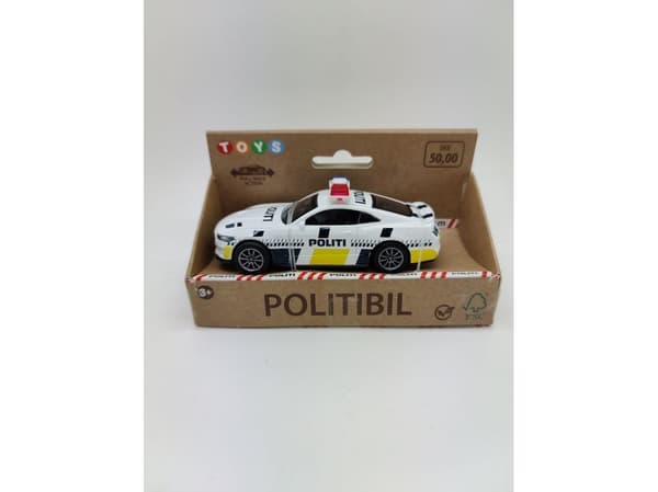 Dansk polisbil 11cm 1:36