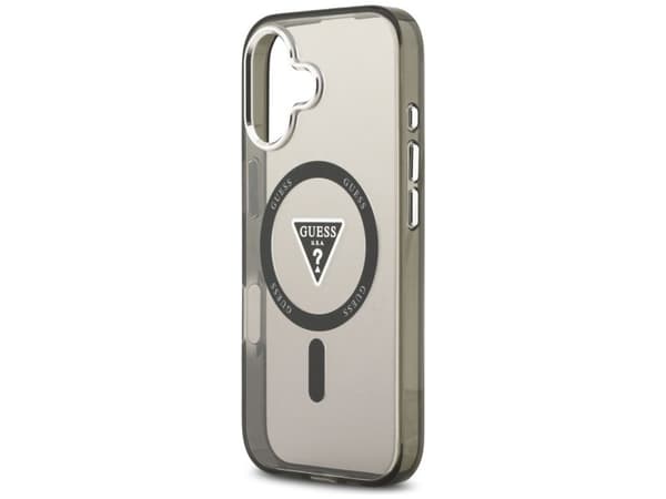Guess mobilskal IML Gradient Triangle Logo MagSafe för iPhone 17 - svart