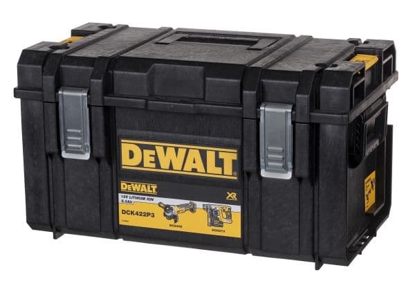 DEWALT. COMBO 18V (DCG405+DCH273+DCD796+DCF887) 3x5.0Ah 2xTSTAK DCK422P3