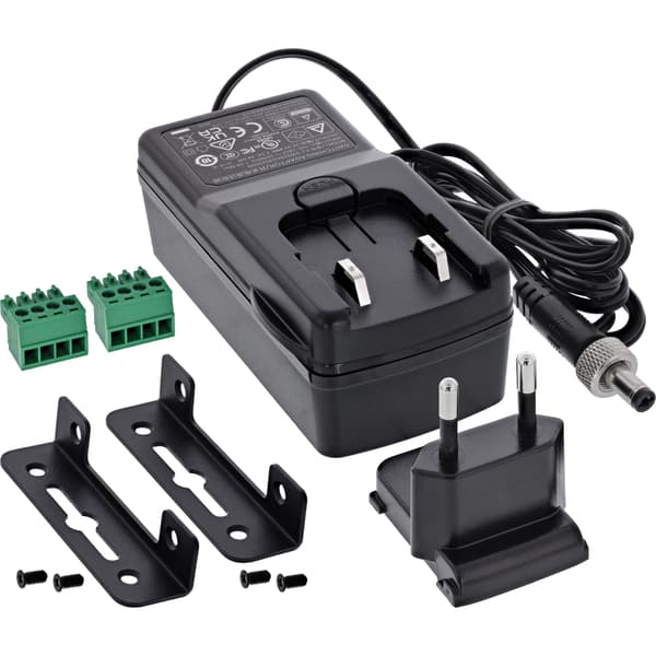 InLine 57886D, 100 m, med kabel, svart