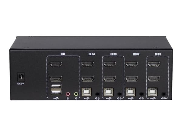 Argus KVM AS-42HA - KVM / lydsvitsj - 4 x KVM/lyd - stasjonær