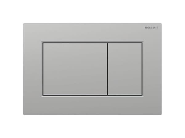 Geberit Sigma01 betjeningplade - Til dobbeltskyl square Mat krom