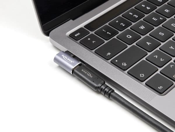 DeLOCK 60287, USB-C, USB-C, Antrasiitti
