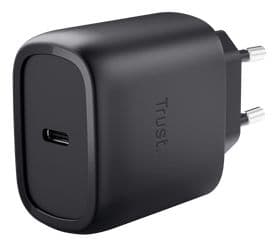 Trust MAXO 45W USB-C GaN-lader CHARGER BLAC