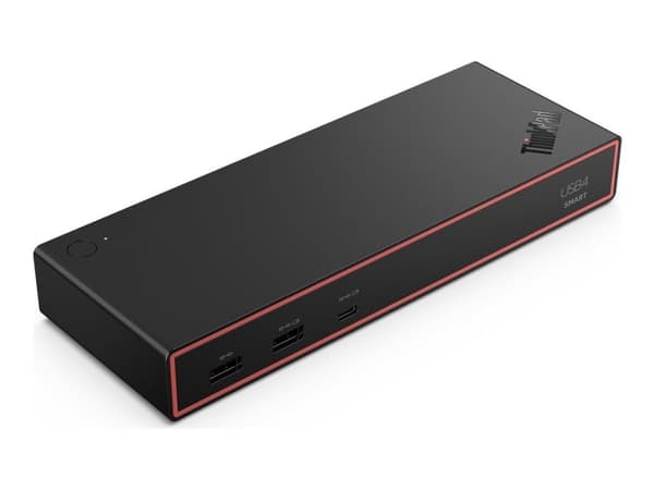 Lenovo ThinkPad Thunderbolt 4 Smart Dock Gen2 7500, Langallinen, Thunderbolt 4, 100 W, 2500 Mbit/s, musta, Eclipse Black