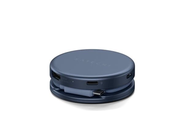 Satechi OntheGo? 5-i-1 multiportadapter för MacBook Neo - Indigo