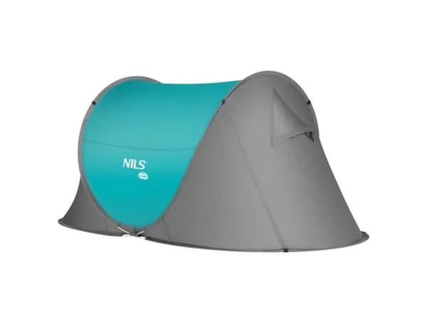 Nils Extreme NC3743 campingtält grå/turkos (15-04-005)