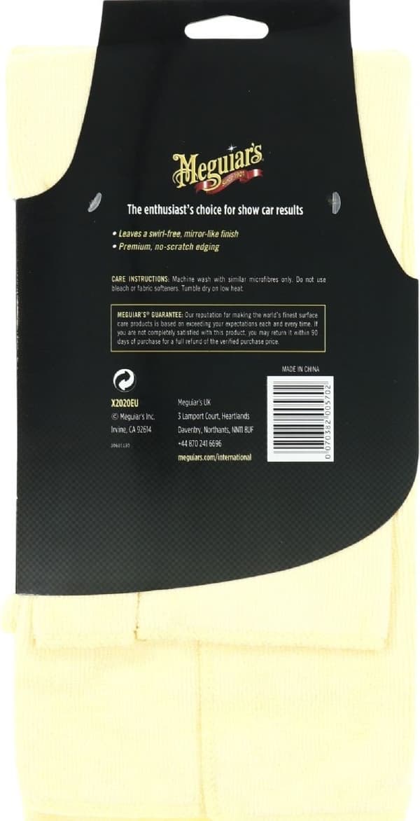 Meguiar's Supreme Shine mikrofiberdukar - 3-pack