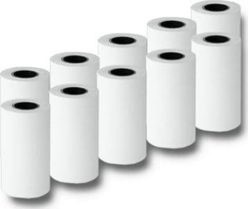 Qoltec - Hvit - Roll (5.7 cm x 7 m) 10 rull(er) termomottakspapir