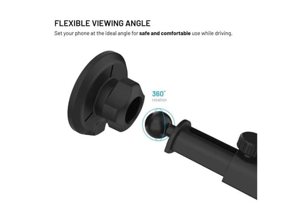 FIXED FIXMRO2-XL-BK, Matkapuhelin/älypuhelin, Passiiviteline, Auto, musta