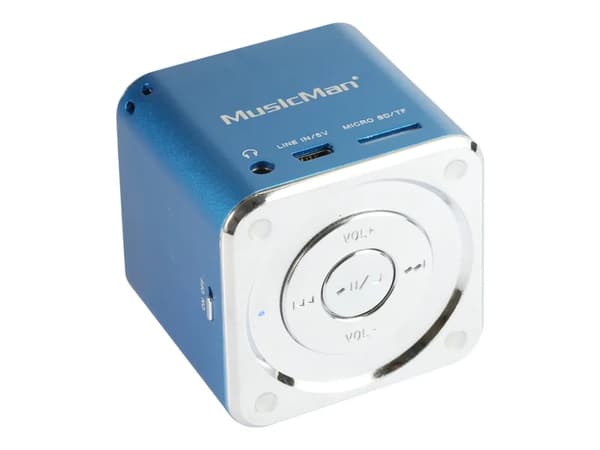 Technaxx MusicMan Mini - Digital spelare - blå