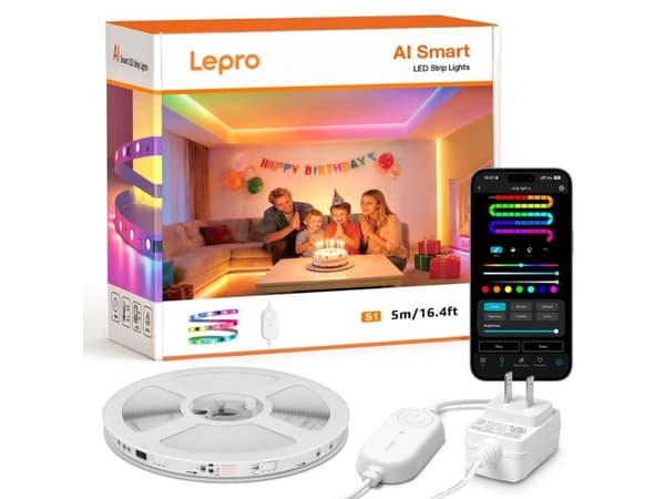 Lepro S1 5m Wi-Fi Bluetooth RGBIC LED Strip