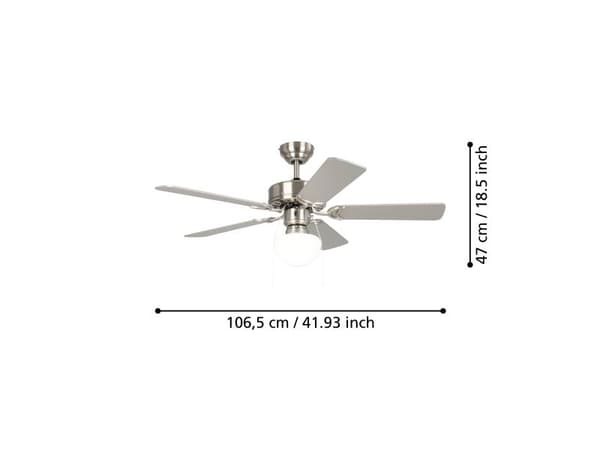 EGLO EICHEF TAKFLÄKT Ø1070 AC BS/VIT