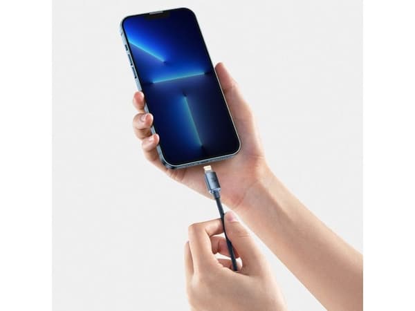 Baseus CAJY000301, Harmaa, USB C, Lightning, 2 m, Uros, Uros
