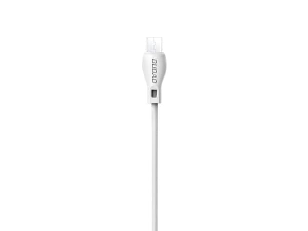 Dudao micro USB-kabel 2,4A 2 m hvit (L4M 2 m hvit)
