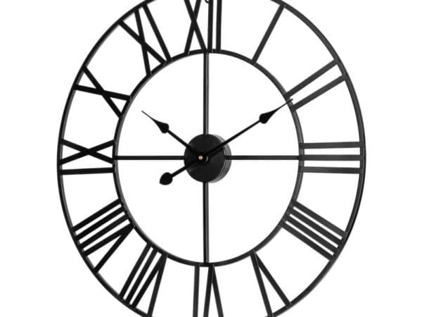 Teesa stort aluminium väggur 60 cm