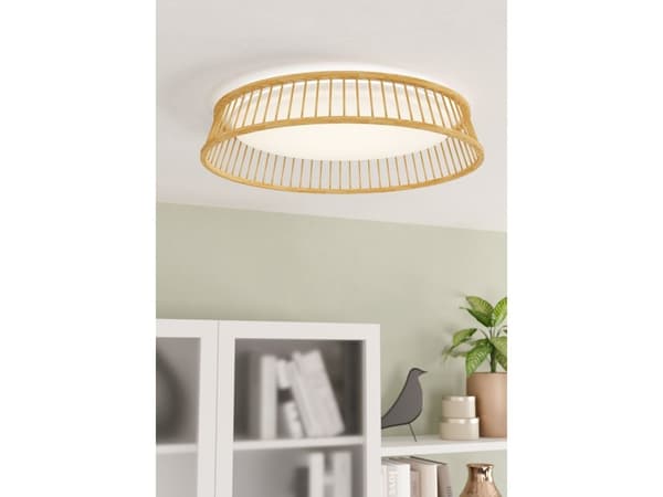 EGLO LUPPINERIA LOFT Ø450 bambu/vit