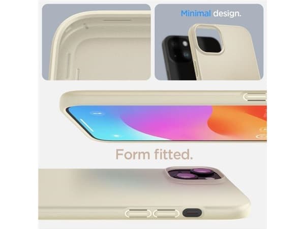 Spigen Thin Fit suojakuori iPhone 15 Plus - beige