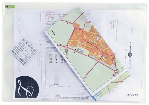 Zipficka Leitz Traveller 4009 Large klar plast (2 st.)