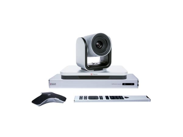HP Poly RealPresence Group 500 - Paket för videokonferens (RealPresence Group Microphone Array, RealPresence Group 500 codec) - silver - med EagleE...