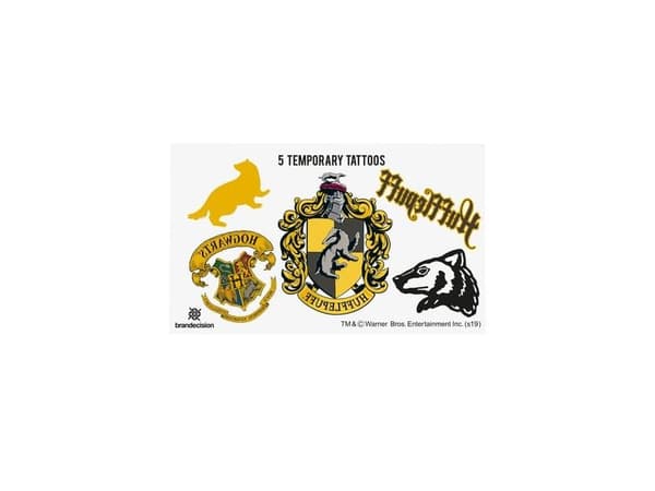 Hufflepuff lippalakki med slips