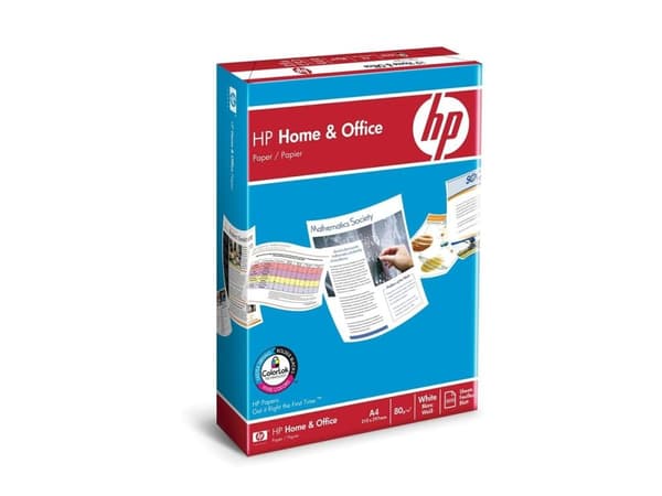Skrivarpapper HP Home & Office A4 80g vit - (500 ark)