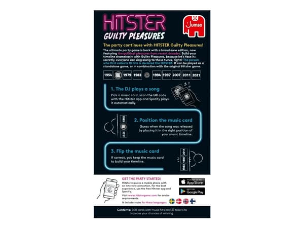 Hitster Guilty Pleasure (Nordic)