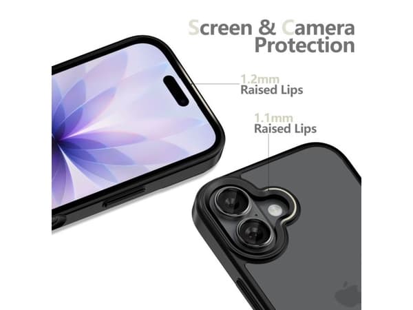 Tech-Protect MagMat-skal för iPhone 17 - Matt svart