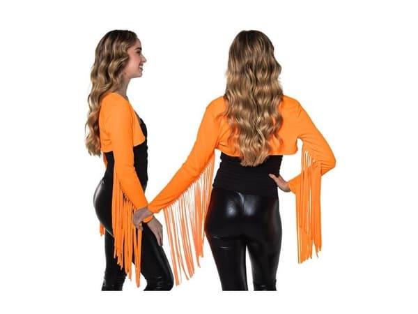 Neon orange Rave-bolero