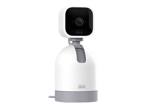 Blink Mini Pan-Tilt-kamera - mobil plug-in säkerhetskamera vit