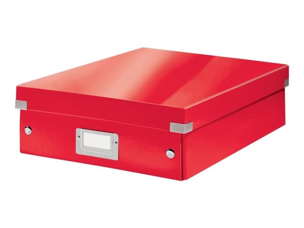Leitz Click & Store WOW - Lagerboks - medium - for A4 (210 x 297 mm) - rød