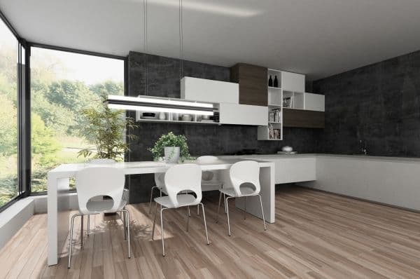 EGLO SPADAFORA LANGBORD 2x7,5W 2000LM dimbar. svart/opal satin