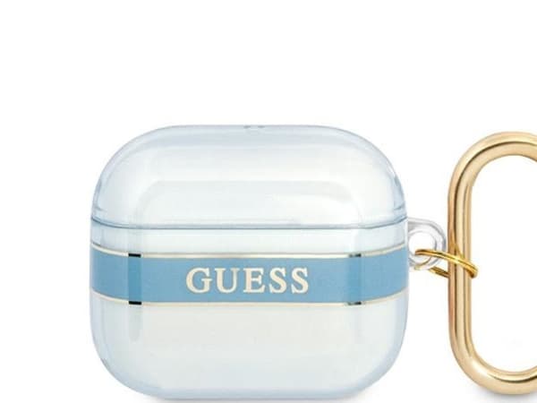 Guess GUA3HHTSB AirPods 3-skydd blå/blå - Strap Collection