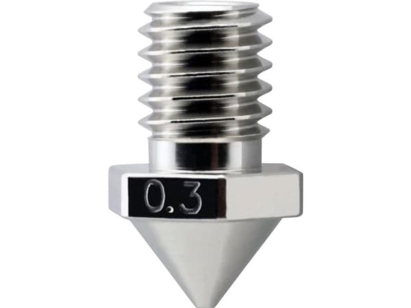 Micro Swiss Brass Plated Wear Resistant Nozzle for Flashforge Creator Pro 3