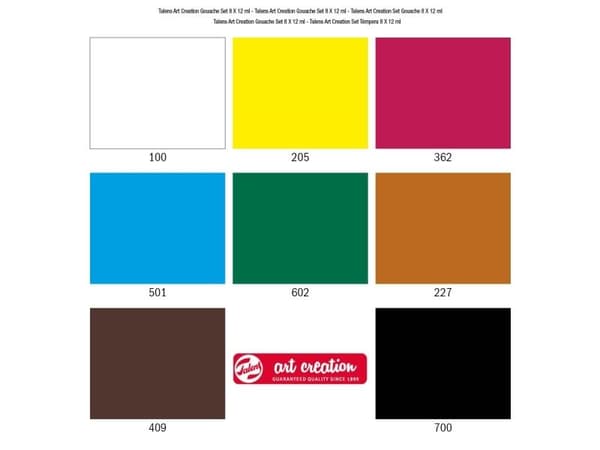 Talens Art Creation gouache-set | 8 x