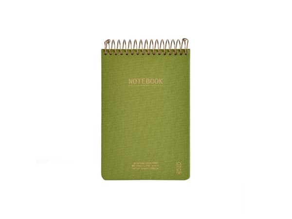 KOZO notatbok A6 Premium Olive Green - (6 stk.)