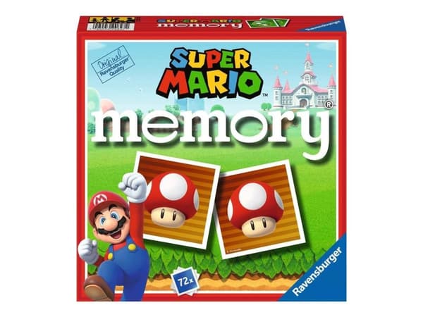 Ravensburger Grand memory - Super Mario - muistipeli - 72 palaa
