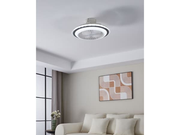 EGLO ALBUFEIRA ventilator TW vit/grå